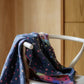 FOXFORD THROW RAINBOW GREY MULTI SPOT LAMBSWOOL