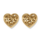 BRIGHTON EARRINGS CONTEMPO HEART STUD GOLD
