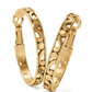 BRIGHTON EARRINGS CONTEMPO MEDIUM HOOP GOLD
