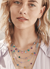 BRIGHTON NECKLACE ELORA GEMS MULTI LAYER