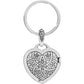 BRIGHTON KEY FOB E12192, FLORAL HEART