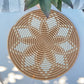 Neri Flat Woven Wall Hanging Blush 14"