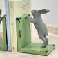 CAST IRON RABBIT BOOKENDS