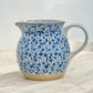 HAND PAINTED STONEWARE PITCHER 16OZ