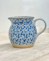 HAND PAINTED STONEWARE PITCHER 16OZ