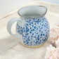 HAND PAINTED STONEWARE PITCHER 16OZ