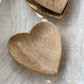 MANGO WOOD HEART DISH