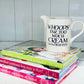 EMMA BRIDGEWATER MEDIUM STRAIGHT JUG BLACK TOAST CREAM