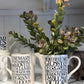 EMMA BRIDGEWATER MEDIUM STRAIGHT JUG BEAUTIFUL BAY