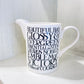 EMMA BRIDGEWATER MEDIUM STRAIGHT JUG BEAUTIFUL BAY