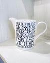 EMMA BRIDGEWATER MEDIUM STRAIGHT JUG BEAUTIFUL BAY