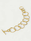 DEAN DAVIDSON BRACELET CAMILLE LINK, WHITE CZ