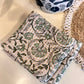 GREEN FLORAL KITCHEN TOWEL