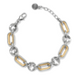 BRIGHTON BRACELET MEDICI TWO TONE LINK