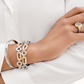 BRIGHTON BRACELET MEDICI TWO TONE LINK