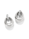BRIGHTON EARRINGS Meridian Orbit Oval Mini Post Earrings