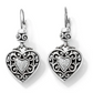 BRIGHTON EARRINGS RENO HEART LEVERBACK