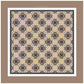 de LAMAR SILK SQUARE SCARF, OLIVE/BLACK
