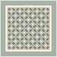 de LAMAR SILK SQUARE SCARF, GREEN
