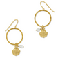BRIGHTON EARRINGS SUNSET COVE PEARL