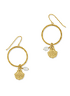 BRIGHTON EARRINGS SUNSET COVE PEARL