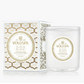 a candle in a reusable glass vessel beautifully boxed. Shop Voluspa candles @provenancefinethings.ca