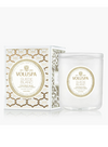 a candle in a reusable glass vessel beautifully boxed. Shop Voluspa candles @provenancefinethings.ca