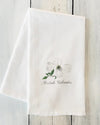 STUDIO ON TENTH ORGANIC COTTON TEA TOWEL BRITISH COLUMBIA DOGWOOD